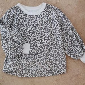 Abercrombie and Fitch crew neck top with balloon sleeves size Small